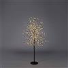 EDG Enzo De Gasperi Faggio Albero di Natale Luminoso con 580 LED Nero 150cm Metallo