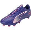 PUMA Ultra 5 Play FG/AG, Soccer Shoe Unisex-Adulto, Lapis Lazuli White-Sunset Glow, 48.5 EU