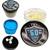 SSR 100 x Blue Night Vision Fluorescent Silicon Rubber Balls Paintballs Glowing in The Dark in 50 Cal. for Training And Self - Home Defense