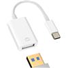 HOYULLI Adattatore USB C A USB Per IPhone15 Pro Max USB-A Femmina Da Type-c Maschio Adapter OTG 3.0 Cavo Per Apple Dati Convertitore Mac MacBook Android Connettore Compatibile Per Samsung Per iPad SDoppiatore