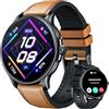 niizero Orologio Smartwatch Uomo Fitness Watch: 1.43 AMOLED IP68 Impermeabile Bluetooth Chiamate Smart Watch con Monitoraggio del SpO2 Sonno Pressione Sanguigna Contapassi 123+ Modalità Sport per Android iOS