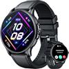 niizero Orologio Smartwatch Uomo Fitness Watch: 1.43 AMOLED IP68 Impermeabile Bluetooth Chiamate Smart Watch con Monitoraggio del SpO2 Sonno Pressione Sanguigna Contapassi 123+ Modalità Sport per Android iOS