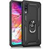 BestST Custodia per Samsung Galaxy A70 Case Cover Armor Custodia Protettiva Rigida Dual Layer Armatura Resistente agli Urti con cavalletto per Galaxy A70S Cover, Deluxe Special Edition, Nero