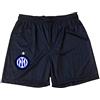 Generico Pantaloncini Inter Colore Nero con Nuovo Logo (12 Anni)