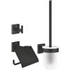 Grohe Start Cube set accessori bagno, 411232430, Start Cube nero opaco [Accessori Bagno > Set di accessori da bagno]