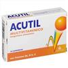 Acutil Multivitaminico Integratore Energetico 30 Compresse Rivestite
