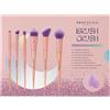 Profusion Cosmetics Brush Crush - Set di 8 pennelli da trucco per viso e occhi, per sfumare, modellare ed evidenziare, vegani e cruelty-free, kit di strumenti per il trucco