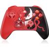 Lapezei Controller Wireless per Compatibile con PC (Windows 7/8/10/11)/Android/ios con Barre Luminose Flash/Programmazione Personalizzata/Vibrazione/Audio da 3,5 mm/Turbo