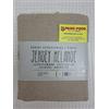 PAGO POCO Copripiumino Sacco+Federe in 100% Cotone in Jersey Melange Colori:Grigio+Beige+Grigio Scuro Singolo-Matrimoniale novità 2020!!!!! (Beige, Singolo)