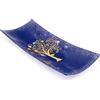Sospiri Venezia Svuotatasca Piatto Soprammobile Albero della Vita Vetro Murano Decorato Murrine e Foglia Oro Idea Regalo Realizzato a Mano Made Italy (30x13 cm)