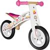 BIKESTAR Bicicletta senza pedali in legno 2-3 anni per bambino et bambina | Bici senza pedali bambini 10 pollici | Bianco
