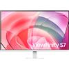 Samsung LS32D701EAU Monitor PC 81,3 cm [32] 3840 x 2160 Pixel 4K Ultra HD LED Bianco (Samsung ViewFinity S7 S32D701EAU - S70D Series monitor 32 UHD @ 60 Hz VA 350 cd/m? 3000:1 HDR10 5 ms HDMI, DisplayPort warm white) [LS32D701EAUXXU]