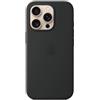 Apple Custodia MagSafe cover in silicone per iPhone 16 Pro - Nero