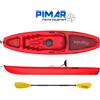 PIMAR MARINE- kayak - canoa da 266 cm + 1 pagaia + 1 seggiolino sport + rete