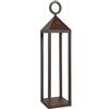 ROSSINI Lanterna Moderna a Led Pic-nic di Rossini Illuminazione Wireless Senza Fili Dimmerabile Uso Interno/Esterno 2,2watt Luce Calda 2700K IP54 12 Ore di Autonomia (h. 47cm, Corten)