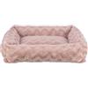 TRIXIE Cuccia ortopedica Vital Loki, 80 × 60 cm, colore rosa, cuscino per cani di alta qualità con memory foam, cestino per cani di taglia media, delicato sulle articolazioni e allevia - 37937