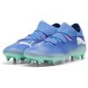 PUMA Future 7 Match Mxsg, Soccer Shoe Unisex - Adulto, Bluemazing Puma White Electric Peppermint, 44.5 EU