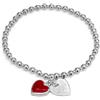 Vestopazzo Bracciale Elastico Pendente Cure Rosso