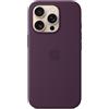 Apple Custodia MagSafe cover in silicone per iPhone 16 Pro - Prugna