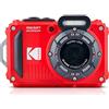Kodak PixPro WPZ2 Waterproof Red, Fotocamera Digitale 16MP Zoom 4x