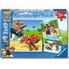 Ravensburger - Puzzles Paw Patrol B Confezioni Da 3 | Puzzle Bambini 5 Anni O Più | Regalo Bimba 5 Anni 3 X 49 Pezzi | Puzzle Bambini 21 X 21 Cm | Puzzles Perfetti Ravensburger
