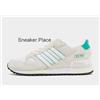 Adidas Originals ZX 750 Uomo Scarpe Sportive IN Bianco Sporco e Verde UK Size 13