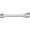 Hazet 612-24X27 Chiave a Doppio Anello Aperto, Argento, Apertura Chiave 24 X 27, Lunghezza 260 mm