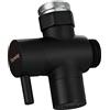 Tecmolog Deviatore Rubinetto 3 Vie Valvola Deviatore Ottone Valvola Deviatore per Rubinetti M22 o M24, Nero, SBA021CB