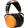 HiFiMAN SUNDARA Cuffie Hi-Fi con cavo magnetico con retro chiuso, design con magnete invisibile, cavo staccabile, padiglioni auricolari in legno per casa, studio, registrazione