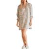 women'secret Camicia da Notte a Maniche Lunghe Daily Aquamarine, Planimetria, M Donna