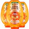 Garnier Ultra Dolce Balsamo Riparatore per Capelli Spezzati Sfibrati Deboli Danneggiati con Doppie Punte Tesori di Miele con Mieli di Manuka Acacia Lavanda - 3 Flaconi da 360ml