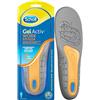 Scholl Solette Gel Activ Work, Solette da Uomo per Scarpe da Lavoro con Teconologia Antiodore, Garantiscono Ammortizzazione e Assorbimento degli Urti, Taglia 40-46.5, Confezione da 1 Paio