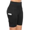 COTOP Pantaloncini Palestra Donna,Shorts Donna Sportivi Biker Shorts Estivi Alta Vita Opachi Cycling Allenamento Shorts Pantaloncini Corti Donna con Tasche per Gym Running Yoga Leggings Corti
