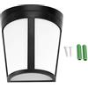 Tiiyee Luci Solari Esterno, Lampada Solare per Esterni LED Esterna con Sensore di Movimento Impermeabile Lampade Super Luminose Faretto Impermeabilità Luce Automatic Light Control Garden Light(Bianco)