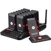 Retekess TD157 Cercapersone Ristorante, 500M Pager Ristorante, 16 Cercapersone, Batteria da 300 mAh, il Segnale Può Attraversare le Pareti, Facile da Configurare, Pager Clienti per Bar, Hotel, Negozio