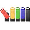 KEXIN Chiavetta USB 16GB 5 Pezzi Girevole Pendrive USB 2.0 16 GB Chiavette USB Unità Flash Memoria Stick per Archiviazione Dati