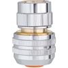CLABER - RACCORDO AUTOMATICO PER TUBI DN. 3/4" IN OTTONE CROMATO 9613