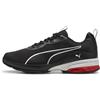 PUMA Viz Runner 2 Mesh FS, Road Running Shoe Uomo, Black-for all Time Red, 43 EU