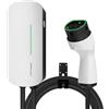 EVSEdesigner Wallbox 7,4kW Stazione di ricarica domestica di tipo 2 per veicoli elettrici Monofase Cavo da 6M Uso esterno e interno