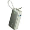 Anker Nano Power Bank 10000 mAh PD 30 W, Ricarica Rapida, con Cavo USB-C Integrato, Potenza Massima con 1 USB C 1 USB A, Compatibile con iPhone 17 Pro Max/Serie 16-12/MacBook, Samsung, iPad e Altro