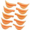 Libeauty Bigodini Laminazione Ciglia, 10 Pezzi Bigodino per Ciglia Perm Pad, Bigodino per Ciglia in Silicone, 5 Dimensioni, Riutilizzabili, Morbide Aste per Sollevamento Ciglia (Arancione)