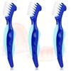 WY LIGHTING LEVEL Spazzole Protesi Rigide Da 3 Pezzi Spazzole La Pulizia Delle Protesi Igieniche Premium In La Cura Delle Protesi Spazzolino A Doppia Faccia Con Setole Multistrato E Manico Antiscivolo In Gomma
