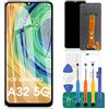 SRJTEK per Samsung Galaxy A32 5G 2021 Sostituzione dello Schermo A326B Sostituzione dello Schermo LCD SM-A326 Display LCD del Telefono Cellulare Touch Digitizer Assembly Riparazione del Vetro con Strumenti