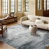 PONY DANCE Tappeto Camera da Letto 160x230 cm Salotto Pelo Corto Antiscivolo Decorazione Tappeto Lavabile in Lavatrice Soggiorno Moderni, Grigio