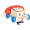 Basic Fun Fisher-Price Classics 1694 Chatter Telephone, Retro Baby Push Along Toy, Role Play for Kids, Toddler Phone, Classic Toy with Retro Style Packaging, Pretend Play Toys for Boys and Girls Aged 12 Months