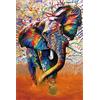 DALUOHAOFAN Puzzle Per Adulti Puzzle In Legno Da 1500 Pezzi Puzzle Pittura dell'elefante Mani Sul Gioco Decorazione Della Famiglia (1500 pezzi, F6)