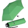 Doppler Ombrello Doppler super mini, colore avana stick, stabile, Verde acceso, 90 cm, Ombrello tascabile Super Mini