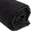 IPEA Tessuto in Cotone Popeline Nero - 200 cm x 150 cm - Made in Italy - Tessuto al Metro per Cucito, Abbigliamento, Fodere, Arredamento, Accessori, Patchwork, Stoffa Tinta Unita per Cucire