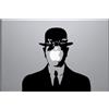 Wall4Stickers Adesivo Portatile Rene Magritte Figlio dell'uomo Adesivo MacBook Decalcomania Art Apple Laptop del Vinile
