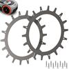 Bengs Modellbau Punte per robot tagliaerba Segway Navimow - i105 - i108E - Acciaio inossidabile - fori per le viti a sbavatura - 12 viti in acciaio inox